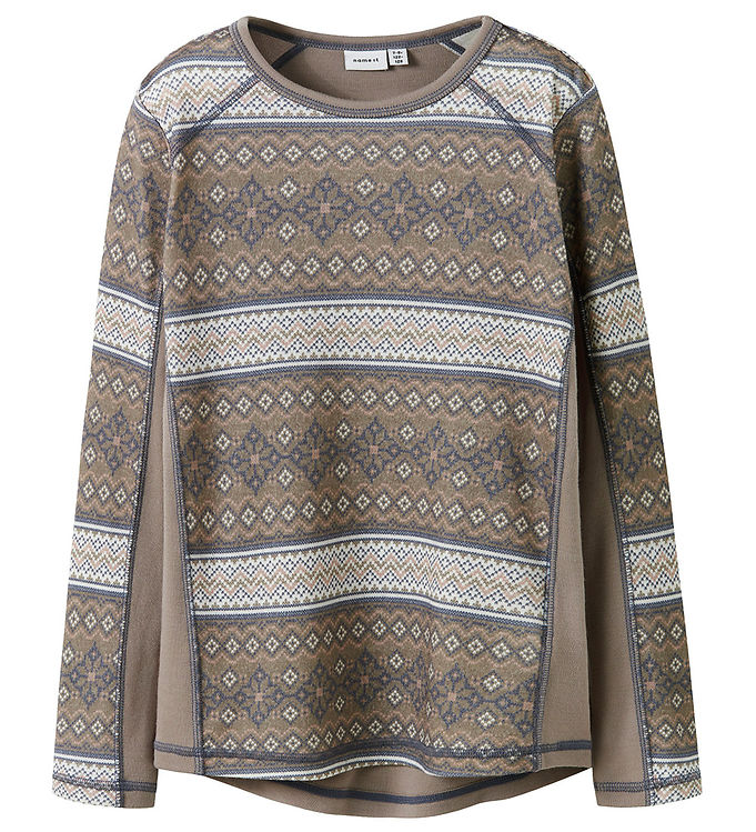 Name It Bluse - Uld - NkmWillto - Satellite/Snow pattern