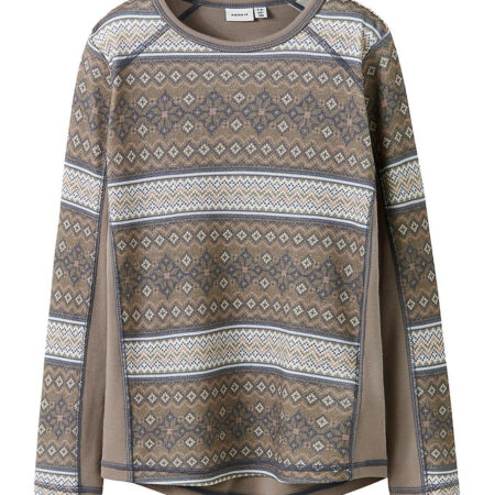 Name It Bluse - Uld - NkmWillto - Satellite/Snow pattern