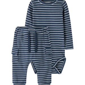 Name It Bodysæt - Body/Bukser - Rib - NbmOconnor - Insignia Blue