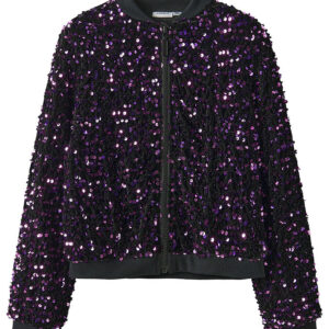 Name It Bomberjakke - NkfRunica - Byzantium m. Palietter