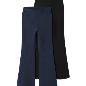 Name It Bukser - 2-pak - NkfVivii - Navy Blazer/Black