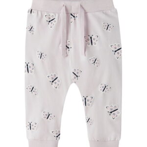 Name It Bukser - NbfVandora - Lavender Fog/Butterfly