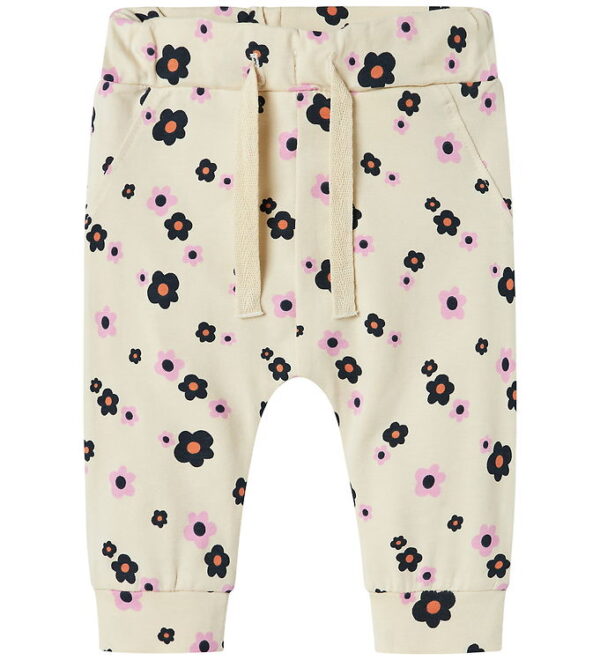 Name It Bukser - NbfVandora - Summer Sand/Flowers