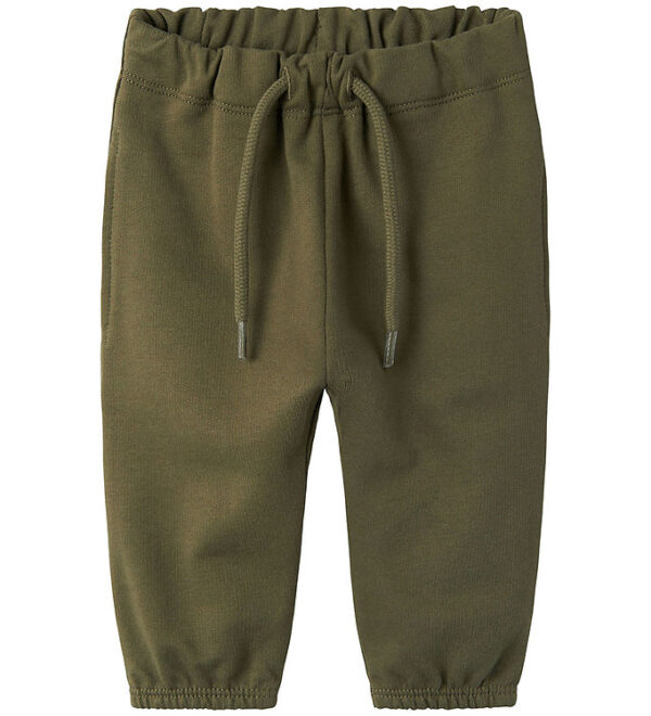 Name It Bukser - NbmBrir - Dusty Olive
