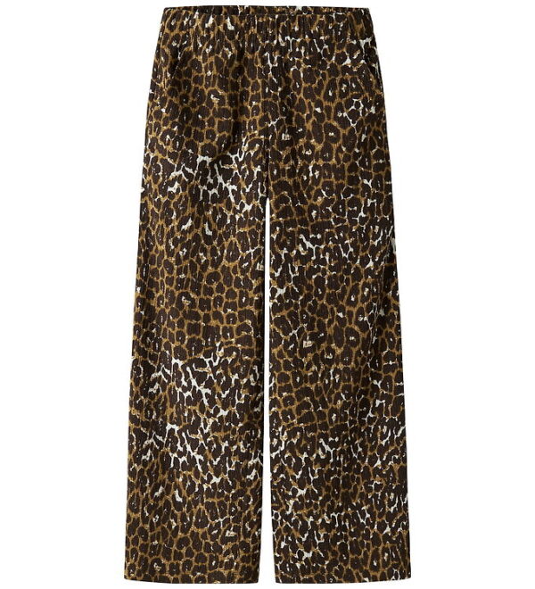 Name It Bukser - NkfLotta - Peyote m. Leopardprint