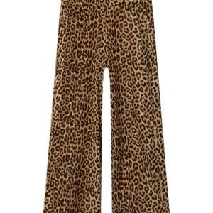 Name It Bukser - NkfNuni - Sort m. Leopardprint