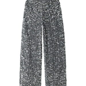 Name It Bukser - NkfRunica - Lave Smoke m. Palietter