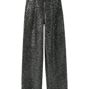 Name It Bukser - NkfSura - Sort m. Glimmer