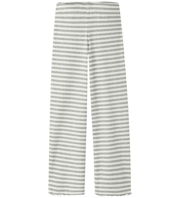 Name It Bukser - NkfVemma - Grey Melange/Cloud Dancer