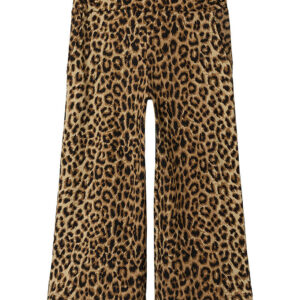 Name It Bukser - NmfNuni - Sort m. Leopardprint