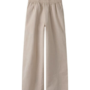 Name It Bukser - Noos - Wide - NkfFalinnen - Chateau Grey