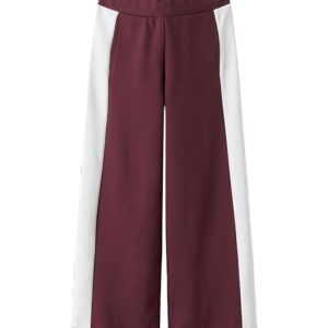 Name It Bukser - Piqué - NkfRivea - Wide - Burgundy