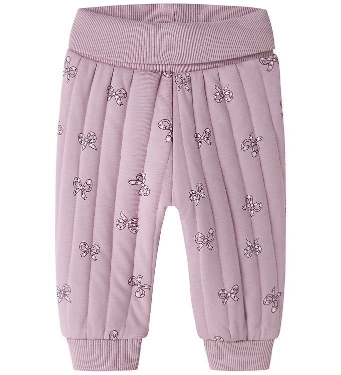 Name It Bukser - Quilt - NbfRulie - Mauve Shadows