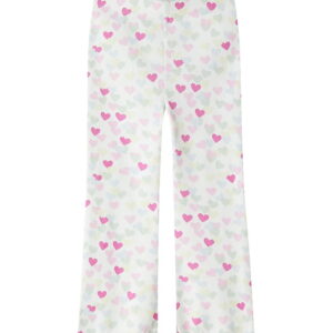 Name It Bukser - Rib - NmfVemia - Cloud Dancer/Random Heart