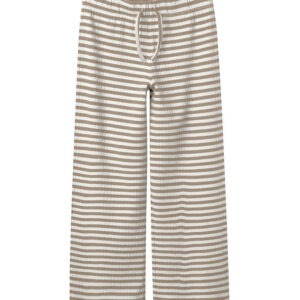 Name It Bukser - Rib - Noos - NkfSuraja - Mocha Meringue m. Hvid