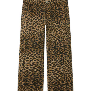 Name It Bukser - Twill - NkfRose - Silver Mink/Leopard