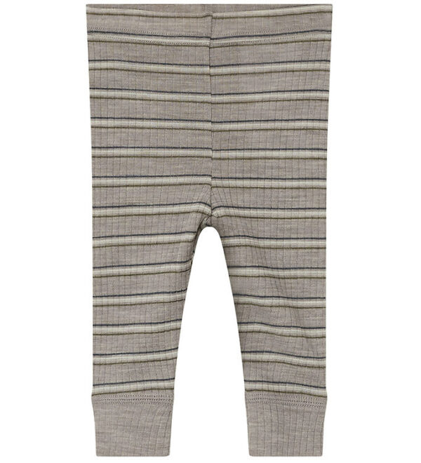 Name It Bukser - Uld/Modal - Rib - NbmWomi - Satellite/STRIPES