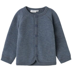 Name It Cardigan - Uld - NbmWmino - Folkstone Gray