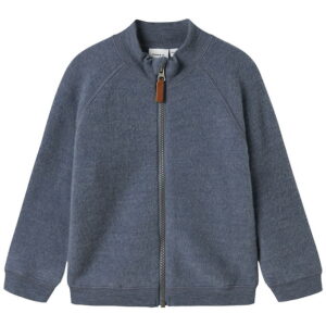 Name It Cardigan - Uld - NmmWmino - Folkstone Gray