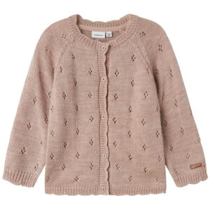 Name It Cardigan - Uld - Strik - NmfWrilla - Shadow Gray