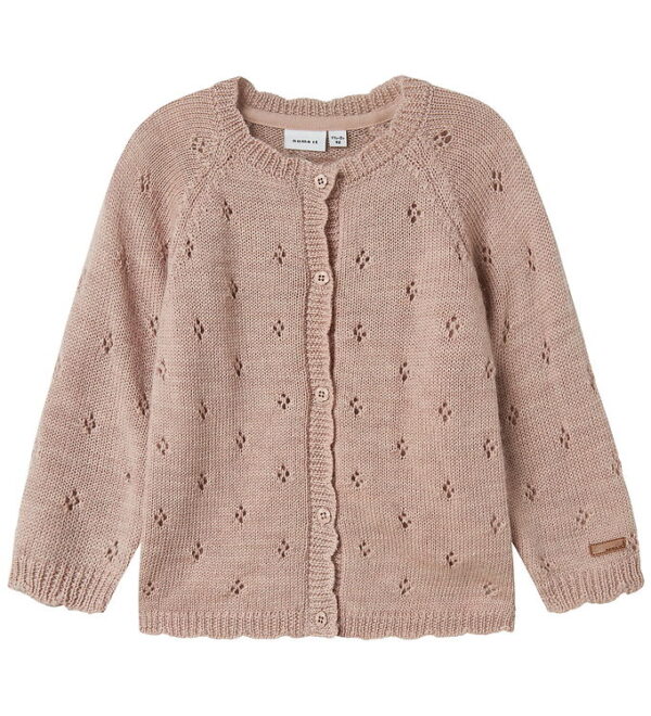 Name It Cardigan - Uld - Strik - NmfWrilla - Shadow Gray