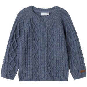 Name It Cardigan - Uld - Strik - NmmWrilla - Folkstone Gray