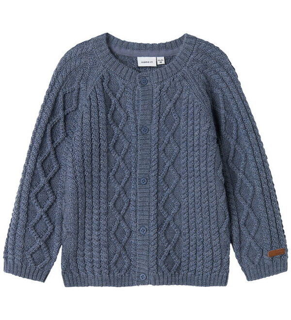 Name It Cardigan - Uld - Strik - NmmWrilla - Folkstone Gray