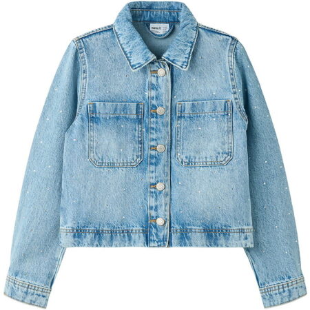 Name It Denimjakke - NkfLisa - Light Blue Denim/Rhine