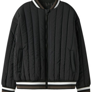 Name It Dynejakke - NkmMelody - Quilt - Sort