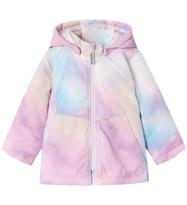 Name It Dynejakke - NmfMaxi - Orchid Ice/ Tie Dye