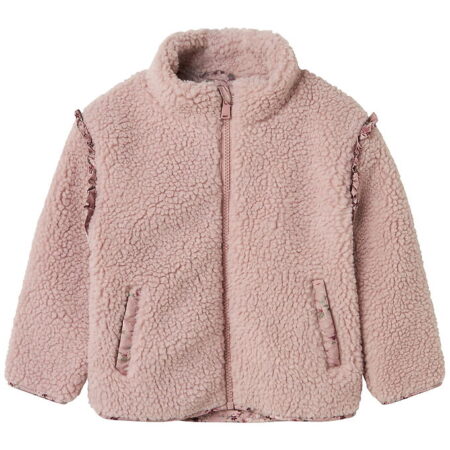 Name It Fleecejakke - Teddy - NmfMinna - Violet Ice