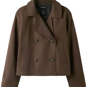 Name It Frakke - NkfMadelin - Kort - Chocolate Brown