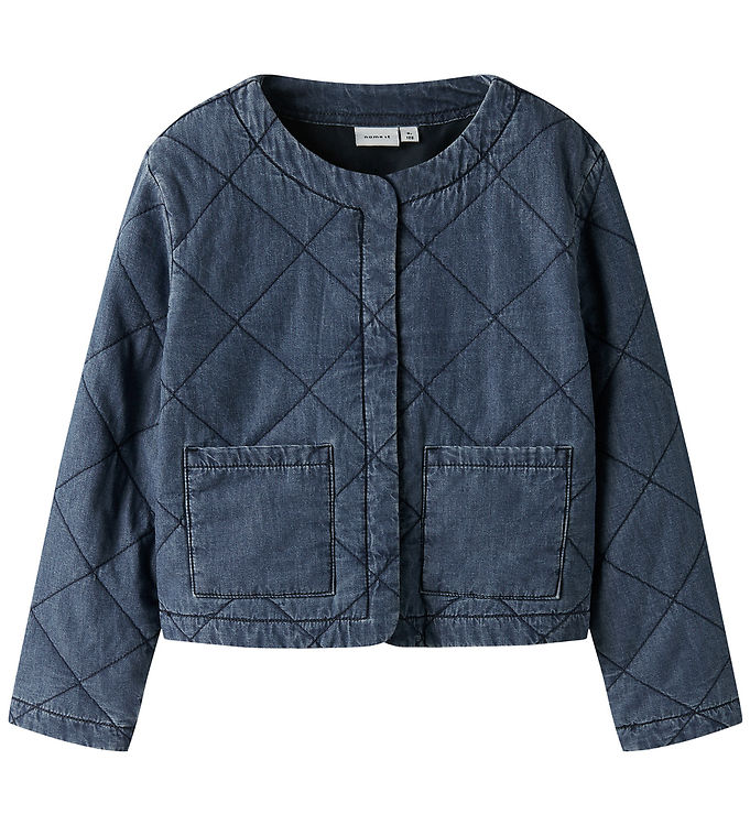 Name It Jakke - NkfJuliette - Dark Blue Denim