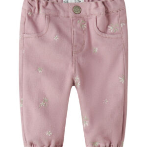 Name It Jeans - Denim - NbfRose - Dawn Pink/Flower Emb