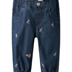 Name It Jeans - NbfRose - Dark Blue Denim/Flower Emb