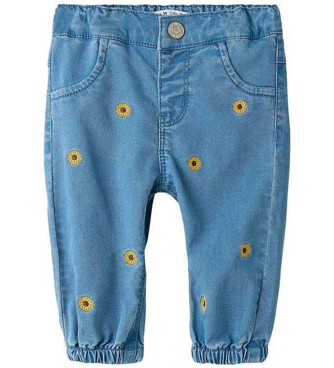 Name It Jeans - NbfRose - Medium Blue Denim/SUNFLOWER EMB