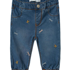 Name It Jeans - NbfRose - Shaped - Medium Blue Denim/Moth Embroi