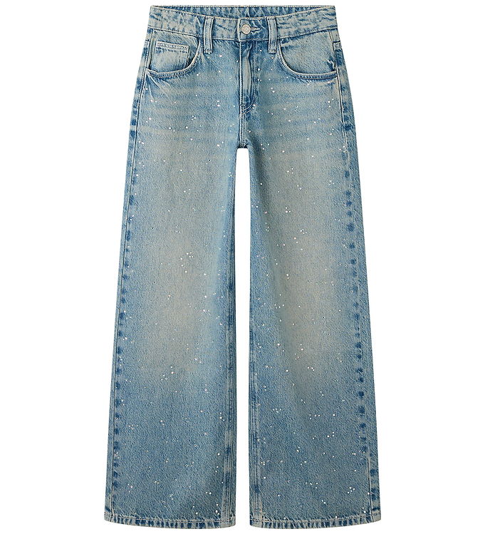 Name It Jeans - NkfBella - Wide - Vintage Medium Blue Denim/Rhin