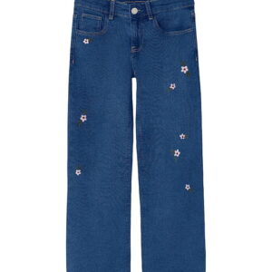 Name It Jeans - NkfRose - Dark Blue Denim m. Blomster