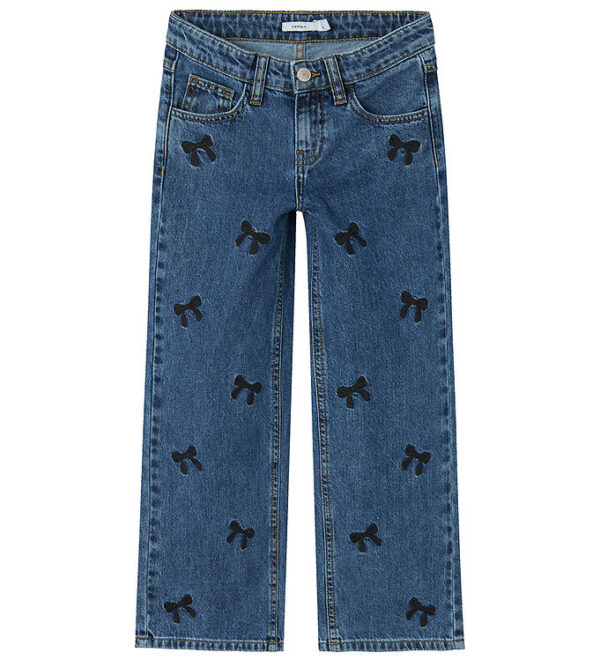 Name It Jeans - NkfRose - Dark Blue/Embroidery