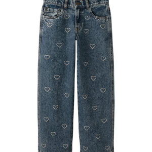 Name It Jeans - NkfRose - Denim Blue/Rhinestone Bows