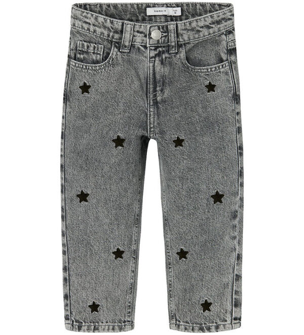 Name It Jeans - NmfBella Mom - Medium Grey Denim/Stars