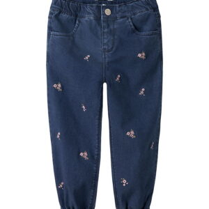Name It Jeans - NmfRose - Dark Blue Denim/Flower Emb