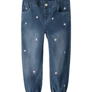 Name It Jeans - NmfRose - Dark Blue Denim/Hearts Emb