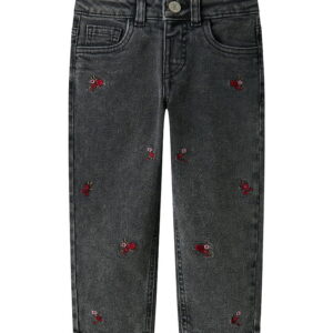 Name It Jeans - Noos - Mom - NmfBella - Medium Grey Denim/Flower