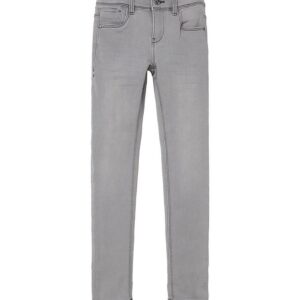 Name It Jeans - Noos - NkfPolly - Medium Grey Denim - 6 år (116) - Name It Bukser - Jeans