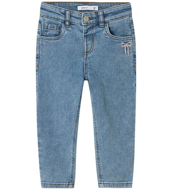 Name It Jeans - Noos - NmfBella - Medium Blue Denim/Bom Embroide