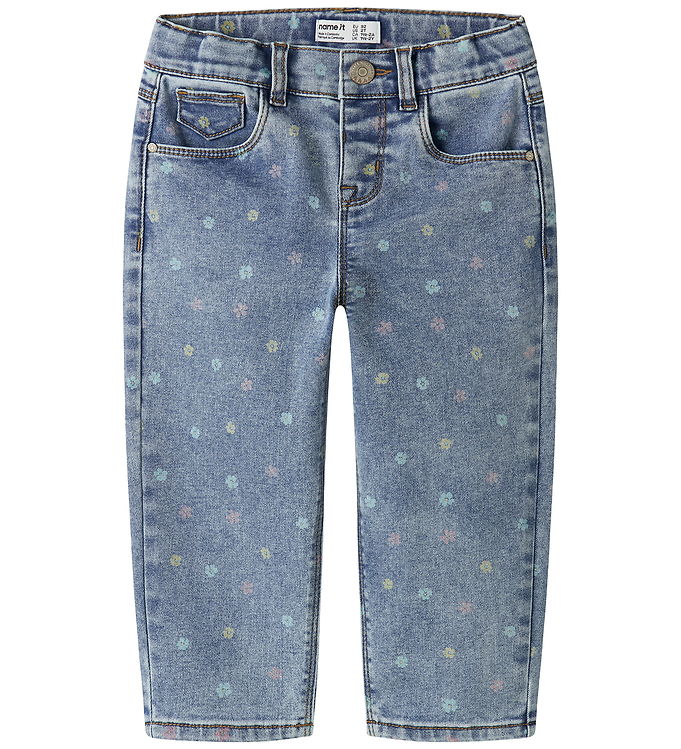 Name It Jeans - Noos - NmfBella - Medium Blue Denim/Flower