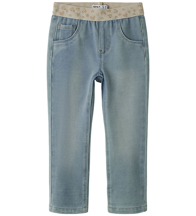 Name It Jeans - Noos - Slim - NmfSalli - Light Blue Denim/Lurex