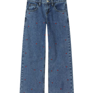 Name It Jeans - Wide - NkfBella - Medium Blue Denim/Heart